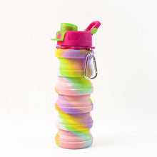 Colorful Collapsible Silicone Water Bottle (1 Pc) - justgrabit.in | Just Grab It