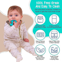 Silicone Baby Teether Pack of 1 (Mix Design & Color) - justgrabit.in | Just Grab It