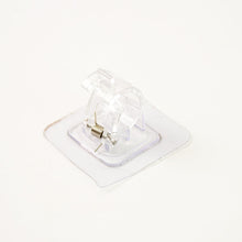 Self - Adhesive Transparent Wall with Spring - Loaded Anti - Slip Clip (1 Pc) - justgrabit.in | Just Grab It