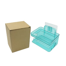 Wall Mounted 2 Layer Soap Holder with Hook Self Adhesive Double Layer Plastic Soap Dish with Hook for Bathroom Kitchen Sink and Wash Basin (2 Layer 1 Pc) - Justgrabit Inc.