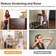 4 - Piece Square Felt Furniture Floor Protector Pads - justgrabit.in | Just Grab It