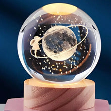 Astronaut Ball Night Light with Resin Base Decorative for Living Room Decor (1 Pc) - justgrabit.in | Just Grab It