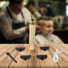 Men's Hair Trimmer & Beard Clipper with 4 Adjustable Blades & Cleaning Brush, Hair accessories - Justgrabit Inc.
