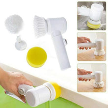 Portable Electric Cleaning Brush with 3 Replaceable Brush Heads (5 In 1) - Justgrabit Inc.