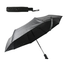 2 Fold Manual Umbrella – Wind, Sun & Rainproof with Steel Shaft & Wrist Strap - Justgrabit Inc.