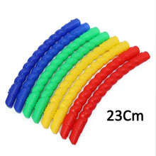 Hoops Hula Interlocking Exercise Ring for Fitness with Dia Meter Boys Girls and Adults (8 Pcs Set) - Justgrabit Inc.