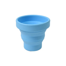 Round Silicone Foldable Glass, Foldable Travel Mug Without Lid (1 Pc) - justgrabit.in | Just Grab It