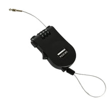 Multifunctional cable lock with number code for travel, sports Etc. Retractable Wire Lock,Wire Black Shell Combination Password. - Justgrabit Inc.