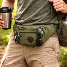 Stylish Multi - Pocket Black Waist Bag / Fanny Pack (1 Pc / Mix Design) - justgrabit.in | Just Grab It