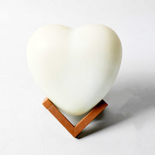 3D Heart Shape Moon Night Lamp with Plastic Stand (13 x12 Cm / 1 Pc) - justgrabit.in | Just Grab It