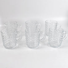 Glass Coffee & Tea Cup / Mug With Handle, Water glass (6 pcs Set / 225 ML) - justgrabit.in | Just Grab It