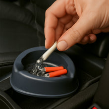 Oblivion Durable Plastic Ashtray Wide Bowl and Triple Cigarette Holder Slots (1 pc) - justgrabit.in | Just Grab It