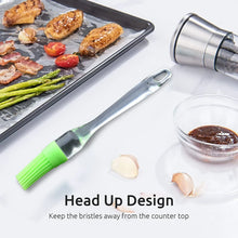 Silicone Flat Pastry Cooking Oil Brush for Grilling, Tandoor and BBQ (2Pc) - Justgrabit Inc.