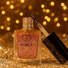 OG Beauty Metallic Rose Starlet Glitter Nail Paint (10 ML / 1 Pc) - justgrabit.in | Just Grab It