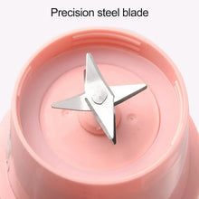 Foldable Electric Juicer, Portable Blender Stainless Steel 6 Blades (500 ML) - Justgrabit Inc.