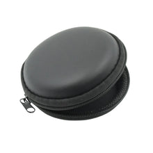 Cute Round Earphone Carrying Case - Multi - Use Pocket Pouch for Headphones, Cables, Coins, Airpods & More - justgrabit.in | Just Grab It