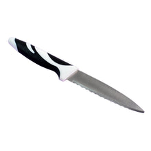 Ritu Stainless Steel Serrated Blade Zebra Kitchen Knife (1 Pc) - justgrabit.in | Just Grab It