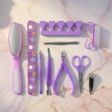 Personal Grooming Manicure & Pedicure Nail Care Tool Set (10 Pc Set) - justgrabit.in | Just Grab It