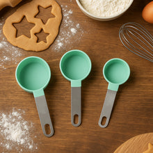 Measuring Cups Set 1/3 Cup (78 ml), 1/4 Cup (59 ml), 1/8 Cup (30 ml) - justgrabit.in | Just Grab It