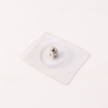 Heavy Duty Transparent Adhesive Wall Hook with Stainless Steel Screw Head (1 Pc) - justgrabit.in | Just Grab It