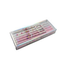 Erasable gel ink pen 12 Pcs/ Fancy Cute Blue Gel Pen with attached Magic Wipe Eraser Gel Pen, Stationery for Office School Writing Examination Supplies Tool, Return Gifts For Kids, Birthday Gifts - Justgrabit Inc.