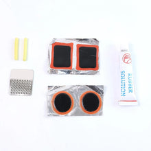 Bicycle Tire Repair Kit Puncture Repair Set with Adhesive Portable Tools (Mix Design / 1 Set) - Justgrabit Inc.