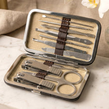 11 in 1 Stainless Steel Personal Grooming Manicure Pedicure Care Kit - justgrabit.in | Just Grab It