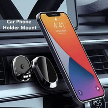 360° Rotating Magnetic Car Phone Holder in Metal (1 Pc, Folding) - justgrabit.in | Just Grab It