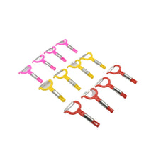 Fruit Peeler Vegetable Peel Removal Tool, Peeler Julienne Peeler Serrated Peeler for Carrots Apples Potatoes and All Types of Vegetable and Fruit Multi - Used Skin Slicer Shredder (12 Pc Set) - justgrabit.in | Just Grab It