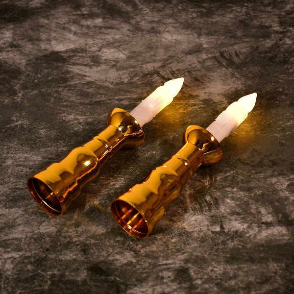2pcs LED Candle Light Candles Flameless Lamp - justgrabit.in | Just Grab It
