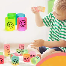 Multicolor Magic Smiley Spring, Spring Toys, Slinky, Slinky Spring Toy, Toy for Kids for Birthdays, Compact and Portable Easy to Carry (12 Pcs Set) - Justgrabit Inc.