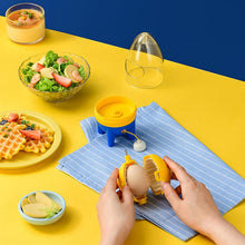 Manual Golden Egg Puller Scrambler White Yolk Mixer Kitchen Tool - justgrabit.in | Just Grab It