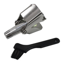 Nose Hair Clipper, Stainless Steel Hair Remover (1 Pc / With Brush & Plastic Case) - justgrabit.in | Just Grab It