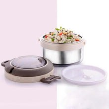 Ganesh Tiara 400ml Stainless Steel Insulated Lunch Box with Leakproof Lid & Folding Spoon - Justgrabit Inc.