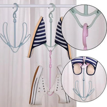 Shoes Drying Hanger, Rotatable Shoe Hanging Racks for Balcony Closet (1pc) - justgrabit.in | Just Grab It