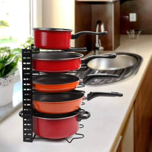 Multipurpose Pan & Pot Organizer Rack (1 Pc) - Justgrabit Inc.