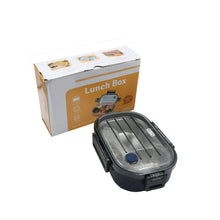 304 Stainless Steel Thermal Lunch Box Leakproof Food Storage Containers, 2 - Compartment Lunch Box, Lunch Box for Boys, Girls, Kids, School & Office (500ML) - justgrabit.in | Just Grab It