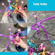 LED Giraffe Telescopic Suction Cup Toys (1 Pc) - justgrabit.in | Just Grab It