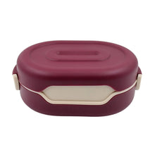 Airtight Food Grade Tiffin Box with 2 in 1 Spoon And 2 Compartment - justgrabit.in | Just Grab It