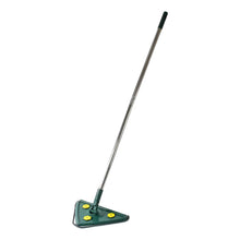 2 - in - 1 Extendable Triangle Mop – Retractable, 360° Rotating, Telescopic & Reusable Mop Heads (1 Pc) - justgrabit.in | Just Grab It