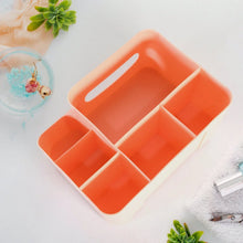 6 - Compartment Desk Organizer – Multi - Function Storage for Tissue, Stationery, Remote & Mobile (Home/Office) - Justgrabit Inc.