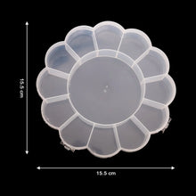 Round Compartment Plastic Storage Box (1 Pc) - Justgrabit Inc.
