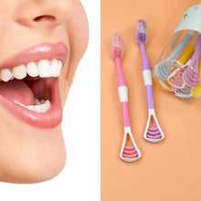 8 Pc 2 - in - 1 Toothbrush Case for Family Use - justgrabit.in | Just Grab It