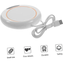 USB Warm Coaster Heated Coffee Mug Portable Office Desk Portable Cup, Heater Coffee Mug Warmer Electric Cup Warmer (1 Pc) - Justgrabit Inc.
