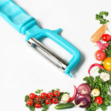 Vegetable Fruit Peelers Slicer & Bottle Opener, Kitchen Peeler For Veggie Fruit Potato Carrot, Bottle Opener With Plastic Handle Bottle Openers Wine Bottle Opener Cold Drink Bottle Opener (2Pc) - Justgrabit Inc.