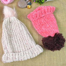 Soft Winter Cap, Woolen Inside Fur Beanie Cap (1 Pc / Mix Design & Color) - justgrabit.in | Just Grab It