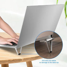 Mini Premium Metal Folding Portable Stand Compatible with Every Laptop, Keyboard and Tablet - justgrabit.in | Just Grab It