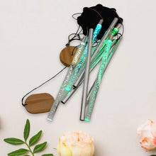 Solar LED Wind Chime with Tubes Soothing Sound & Colorful Glow (1 Set) - Justgrabit Inc.