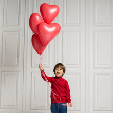 Heart shaped balloons Kinds of Rainbow Party Latex Balloons for Birthday / Anniversary / Valentine's / Wedding / Engagement Party Decoration One Color (20 Pcs Set) - Justgrabit Inc.