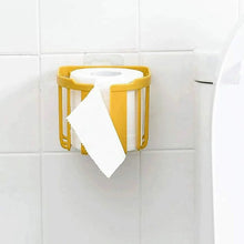 Toilet Paper Holder Bathroom, Tissue Roll Wall Mounted Plastic Bathroom Toilet Paper Roll Holder, Tissue Holder with Storage and Dispenser for Bathroom, Kitchen, Washroom | 14 x 13.5 x 11 Cm - Justgrabit Inc.